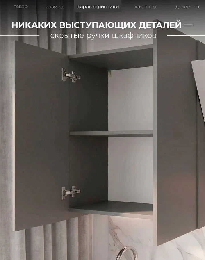 Кухня новая графит 1.8 метра